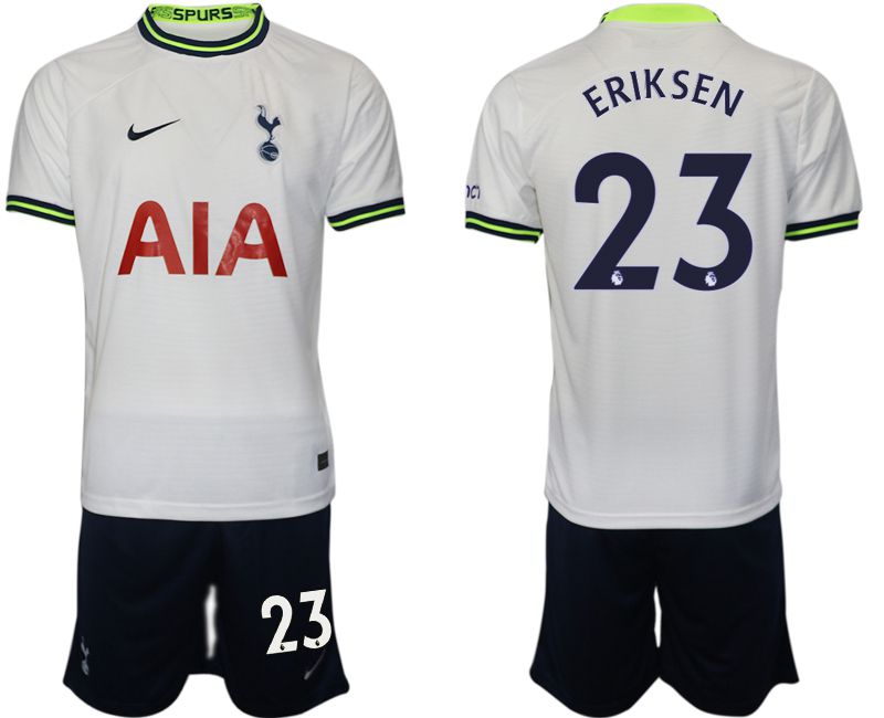 Men 2022-2023 Club Tottenham Hotspur home white #23 Soccer Jersey